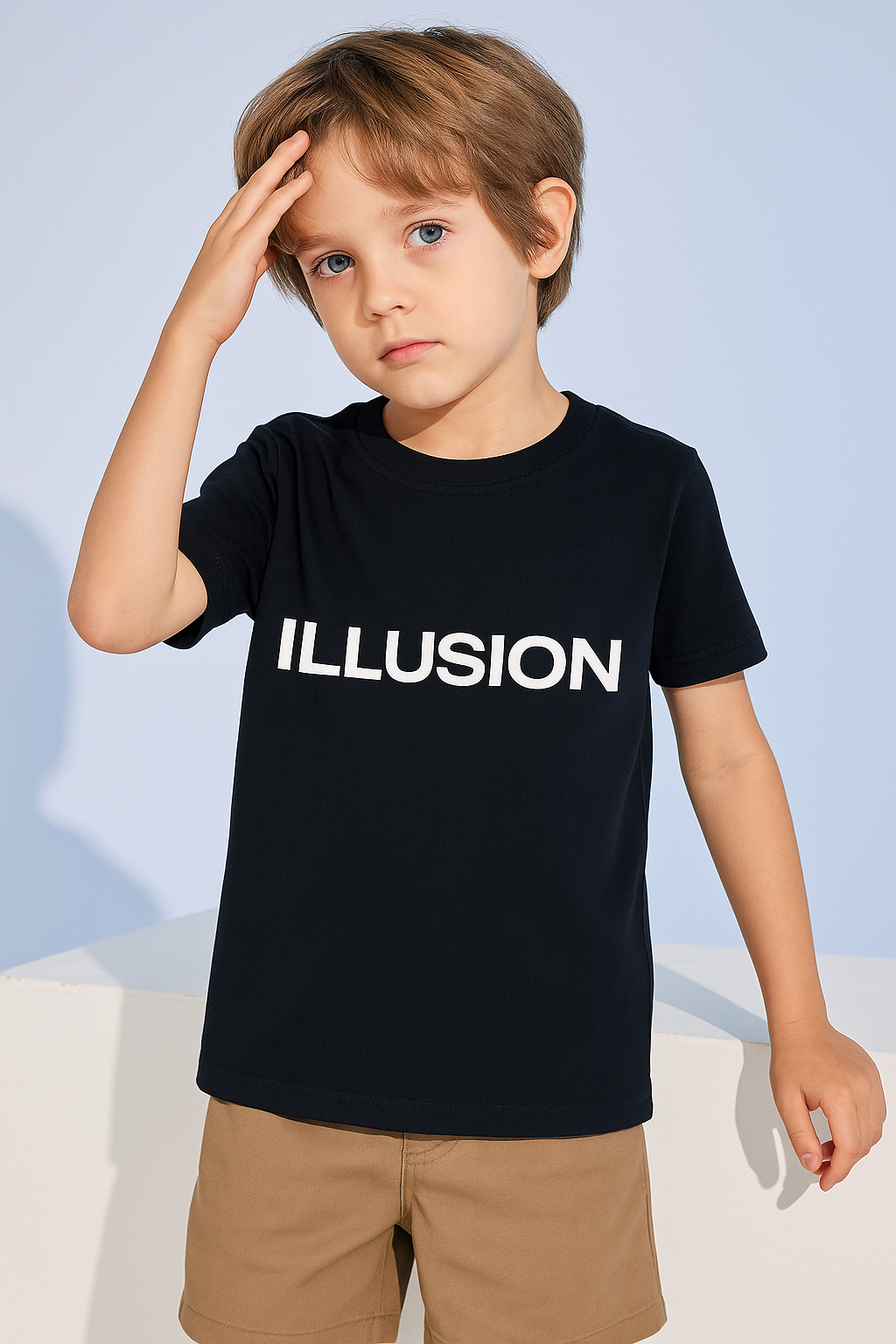 ILLUSION Graphic Printed T-shirt for Boys