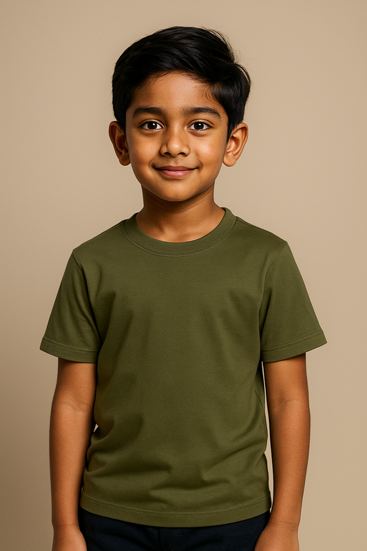 Solid Unisex Tshirt for kids