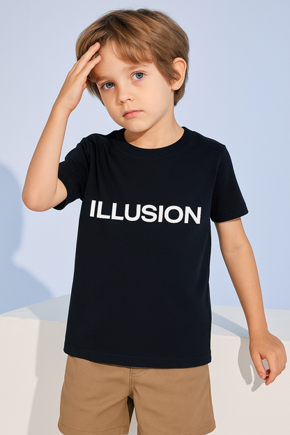 ILLUSION Graphic Printed T-shirt for Boys