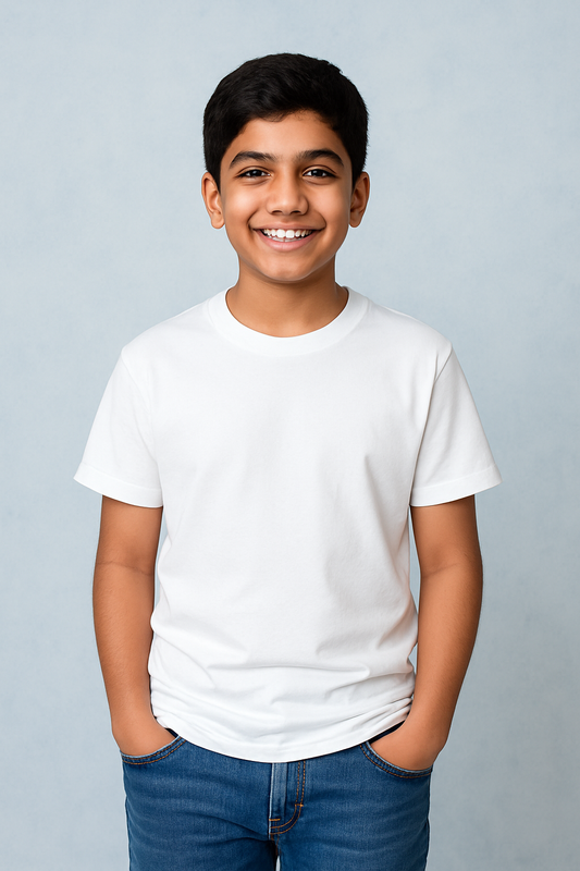 Solid Unisex T-shirt for kids