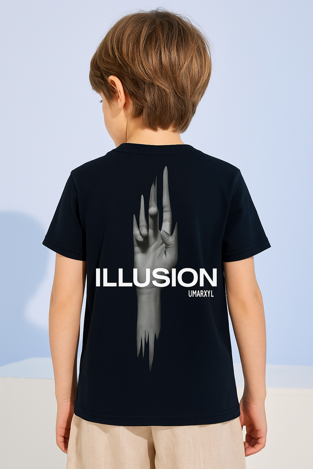 ILLUSION Graphic Printed T-shirt for Boys