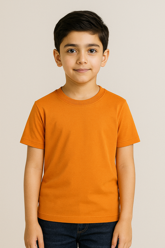 Solid Unisex T-shirt for kids