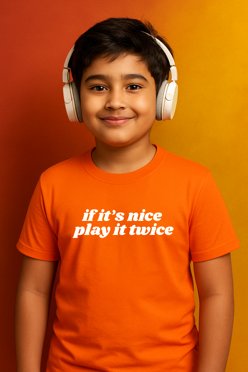 Music Graphic Printed T-shirt for Boys